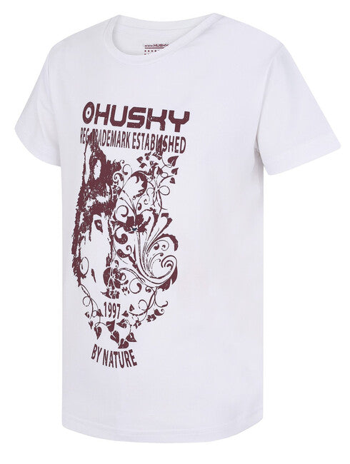 HUSKY Tash K funkcionalna majica otroška, bela