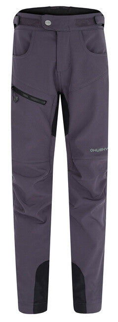 HUSKY Keson K hlače otroške softshell, grafitna