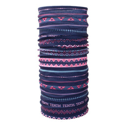 HUSKY Multifunctional Neck Gaiter Printemp Pink Triangle Stripes, UNI