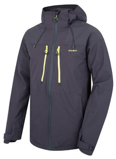 HUSKY Nicker men's hardshell jacket, dark grey