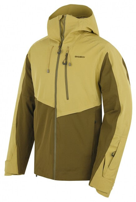 HUSKY Mistral alpska jakna moška, khaki/dark khaki