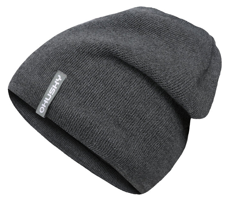 HUSKY Merhat 3 merino kučma moška, svetlo siva melir