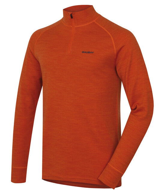 HUSKY Aron Zip moški merino pulover, M