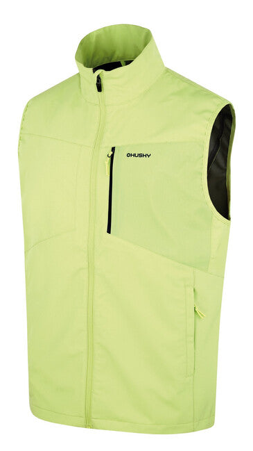 HUSKY Salien softshell telovnik moški M, svetlo zelena