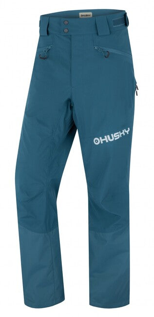 HUSKY Kippe hardshell hlače moški, svetlo turkizna