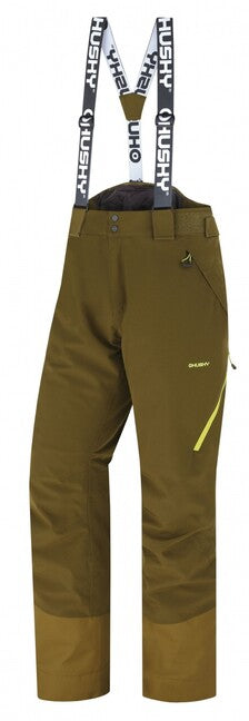 HUSKY Mitaly smučarske hlače moški, khaki