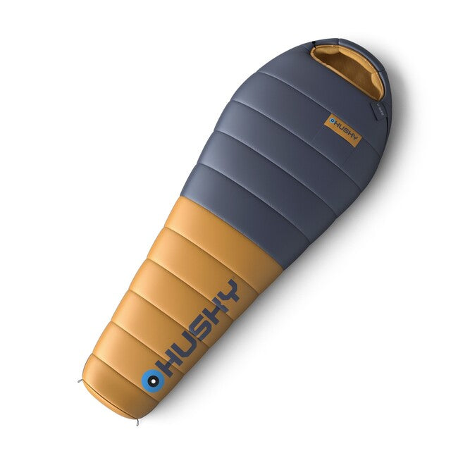 HUSKY Dexter Short Winter Sleeping Bag -15°C, Navy Blue/Orange