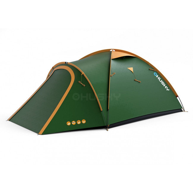 HUSKY Outdoor Bizon 4 šotor classic, zelena