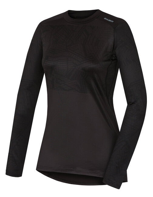 HUSKY Active Winter spodnja majica ženski z dolgimi rokavi, črna