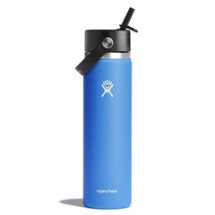 Hydro Flask Wide Mouth termo steklenica z ustniki Flex Straw Cap 710 ml Široka 24 OZ, cascade