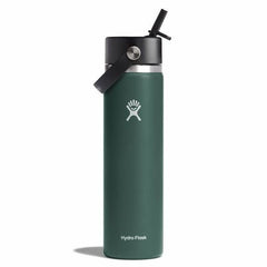 Hydro Flask Wide Mouth termo steklenica Flex Straw Cap 24 OZ 710 ml z široko odpravo, jelka