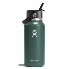 Hydro Flask Wide Flex Straw Cap termosteklenica 946 ml z širokim ustjem 32 OZ, jelka