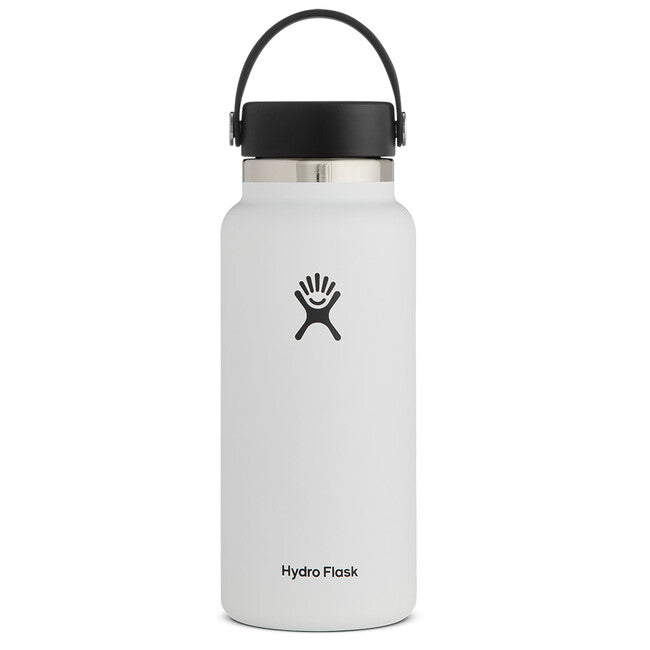 Hydro Flask 32 OZ Wide Mouth 2.0 Flex Cap termosteklenica 946ml, bela