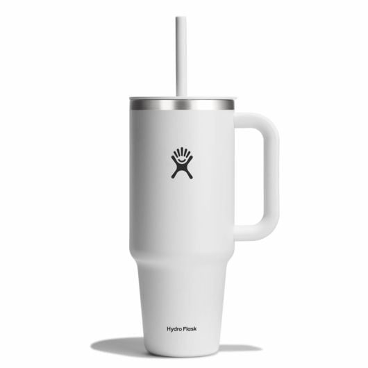 Hydro Flask All Around Travel termo lonček 40 OZ 1.182 ml Tumbler, bela