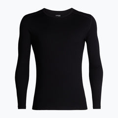 Icebreaker 260 Oasis men's thermal long-sleeve t-shirt, black