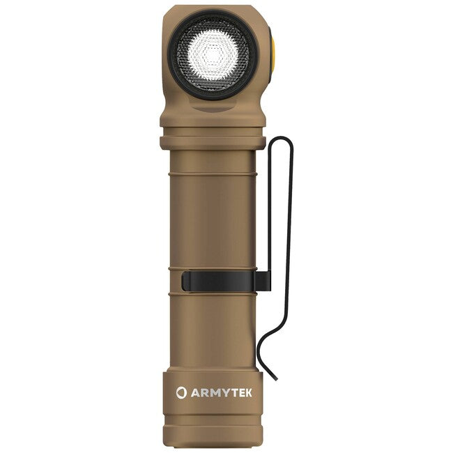 ArmyTek Wizard C2 Pro Max LED ročna svetilka s spiralno vpetjem in napajanjem iz akumulatorja 4000 lm, peščena