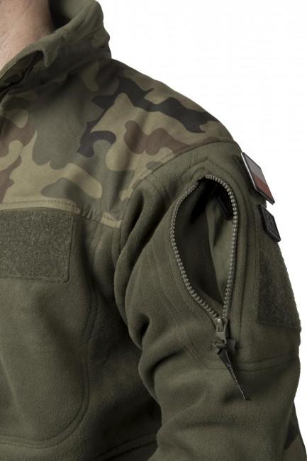 Helikon-Tex Infantry flisasti pulover, olivno zelena/Woodland, 330g/m2
