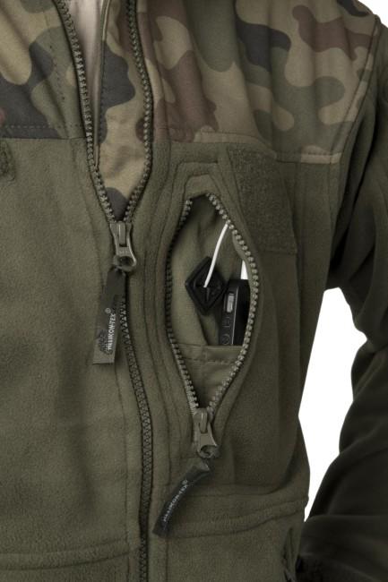 Helikon-Tex Infantry flisasti pulover, olivno zelena/Woodland, 330g/m2