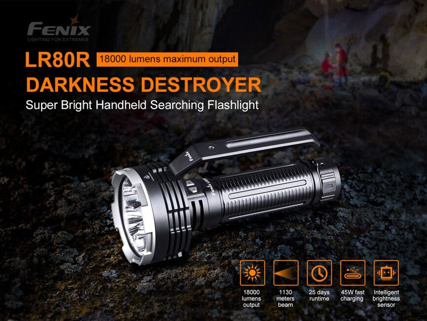 Fenix LR80R svetilka, ultra zmogljiva