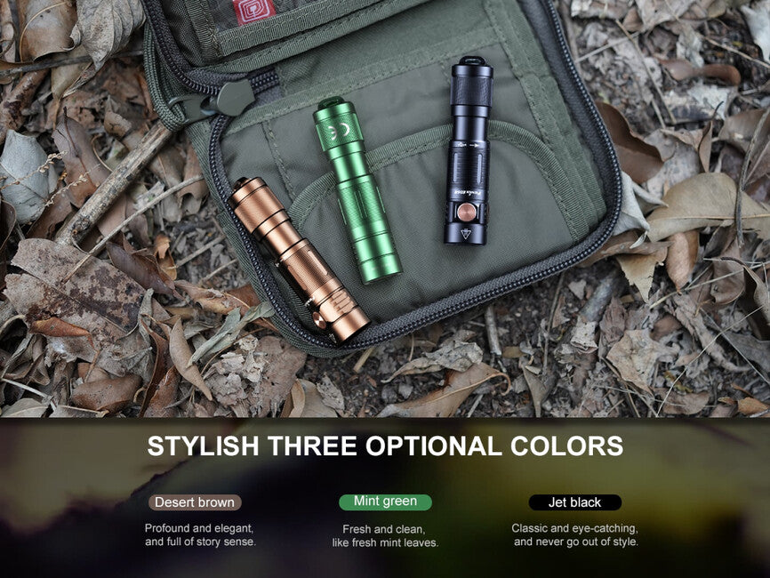 Fenix E05R Rechargeable Mini Flashlight, Green