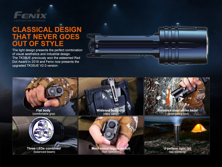 Fenix LED Flashlight TK35 UE V2.0 (5000 lumens)