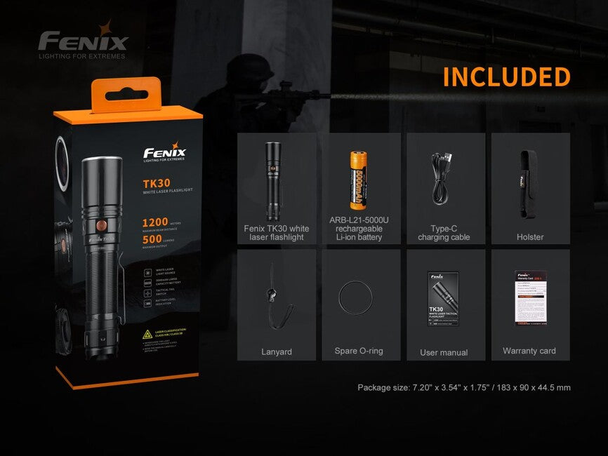 Fenix TK30 laserska svetilka taktična