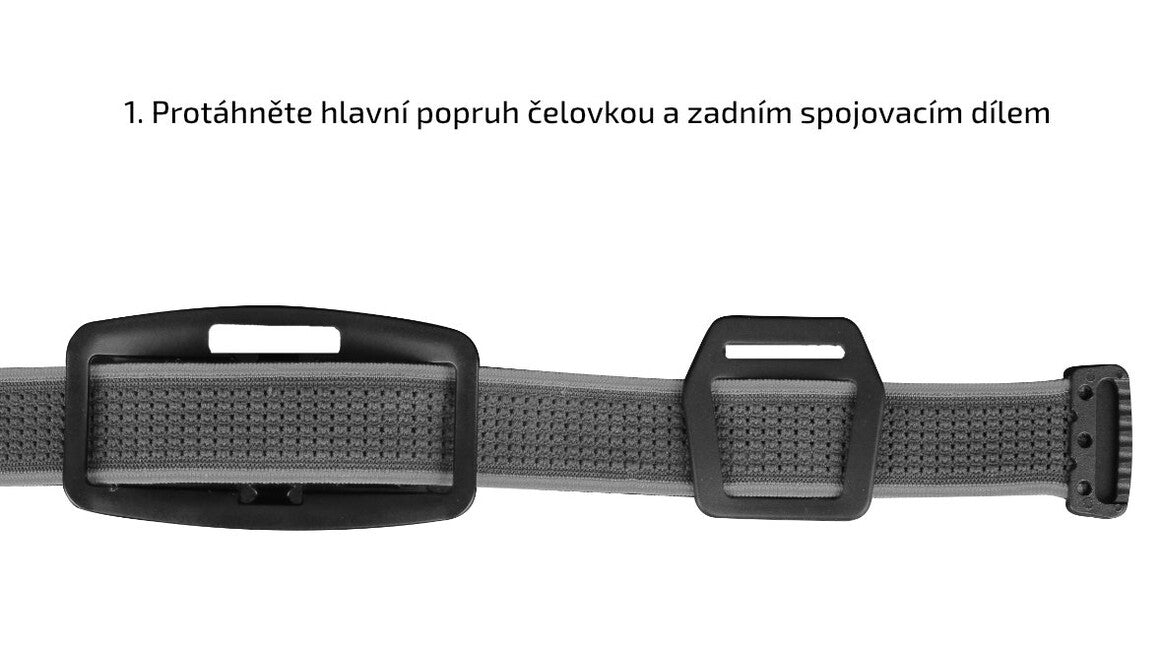 Fenix AFH-02 komplet trakov 2,5cm, črna