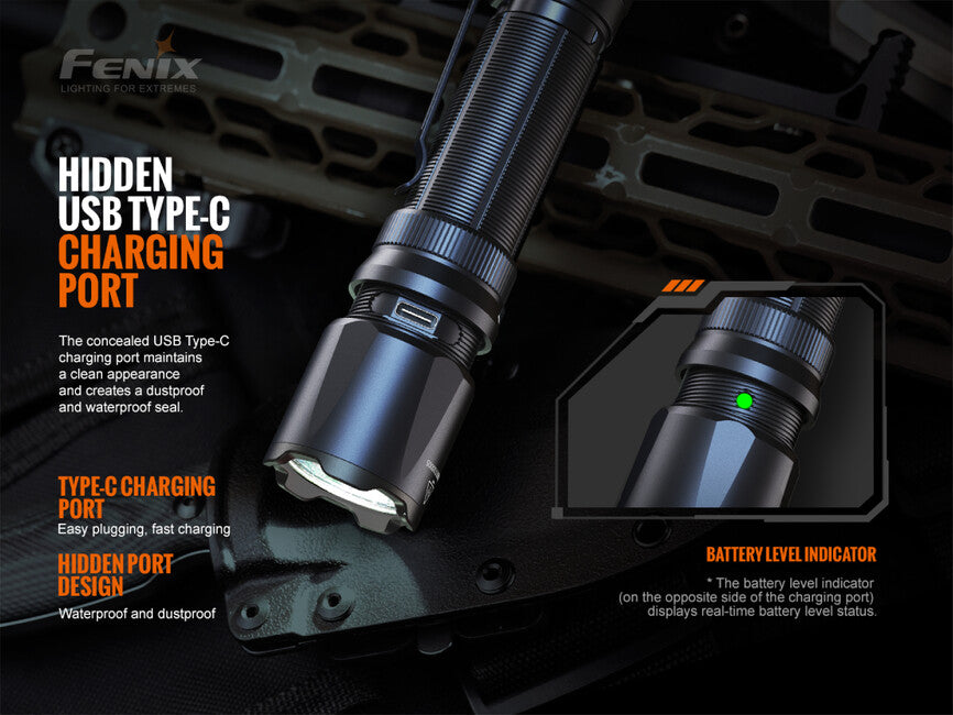 Fenix TK20R V2.0 nabojno svetilko taktična