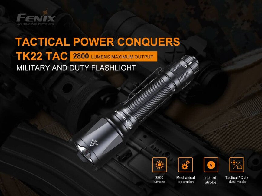Fenix TK22 TAC svetilka taktična