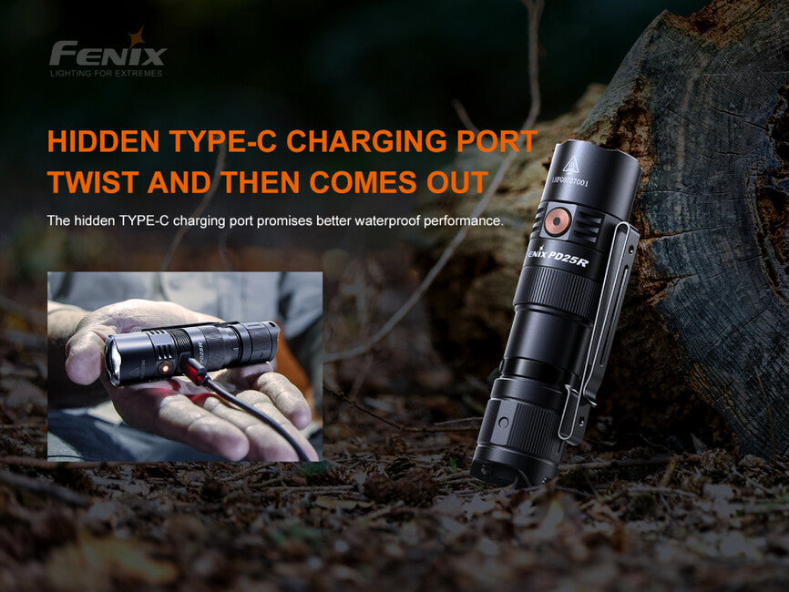 Fenix PD25R žepna svetilka