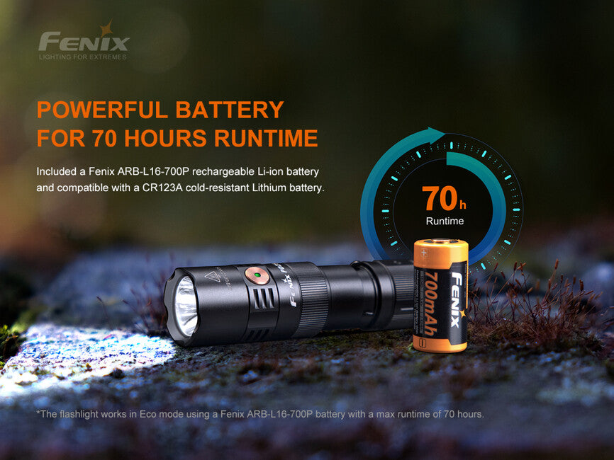Fenix PD25R žepna svetilka