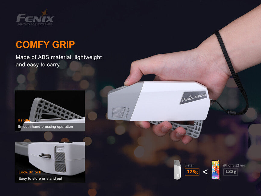 Fenix E-STAR φακός με δυναμό