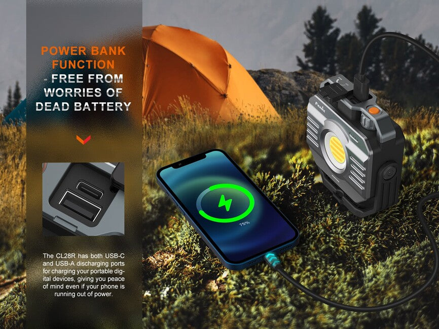 Fenix CL28R Work Light with Power Bank