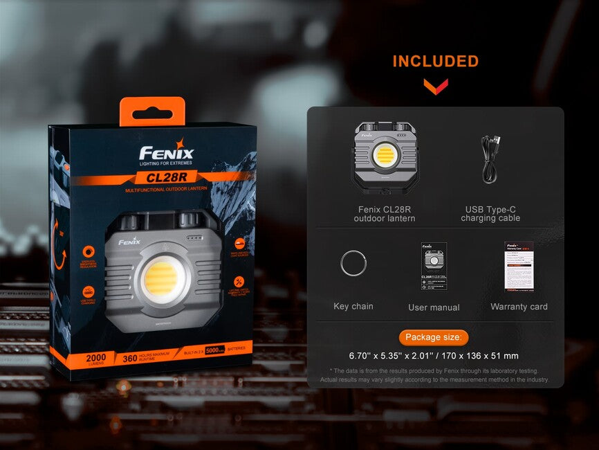 Fenix CL28R Work Light with Power Bank