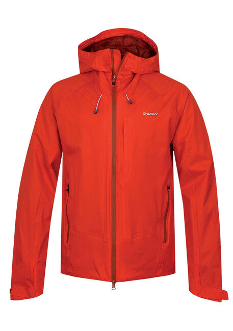 HUSKY Nicker men's hardshell jacket, red
