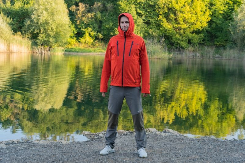 HUSKY Sevan moška softshell jakna, black