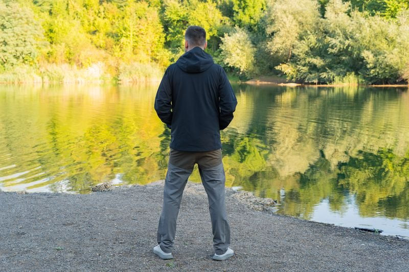 HUSKY Sevan moška softshell jakna, black
