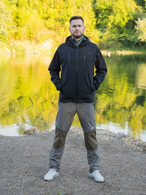 HUSKY Sevan moška softshell jakna, black