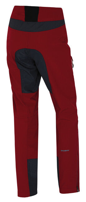 HUSKY Keson ženske softshell hlače, bordo