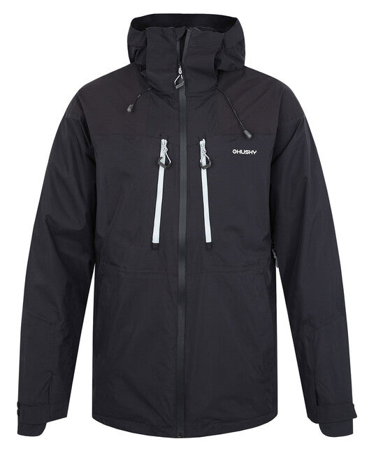 HUSKY Nicker men's hardshell jacket, black