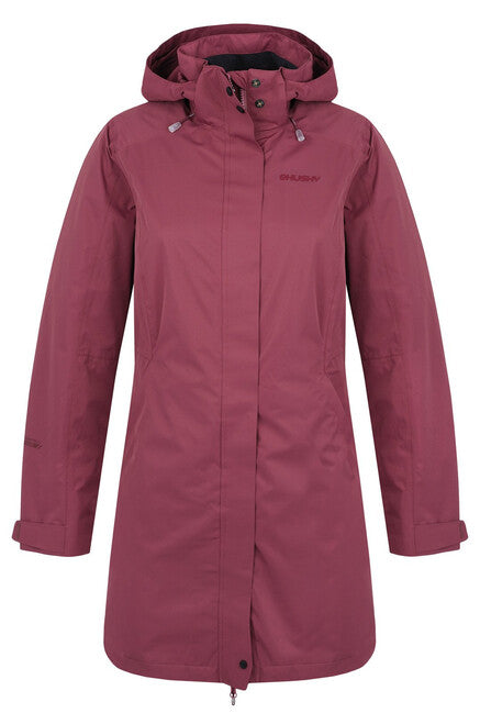 HUSKY Nut jakna softshell ženski, temno vinjena