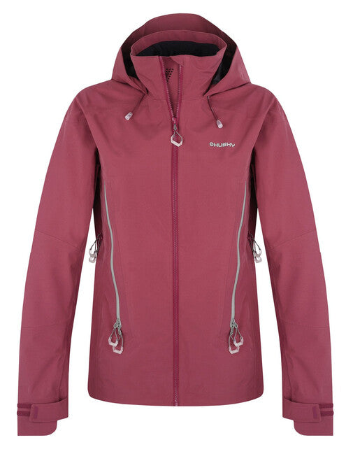 HUSKY Nakron ženska outdoor jakna, temno vinsko rdeča