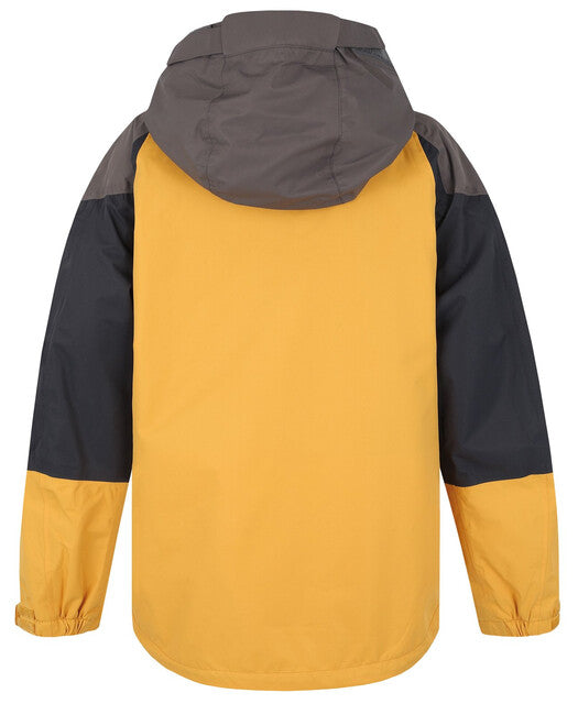 HUSKY Nicker K softshell jakna otroška, temno siva/svetlo rumena