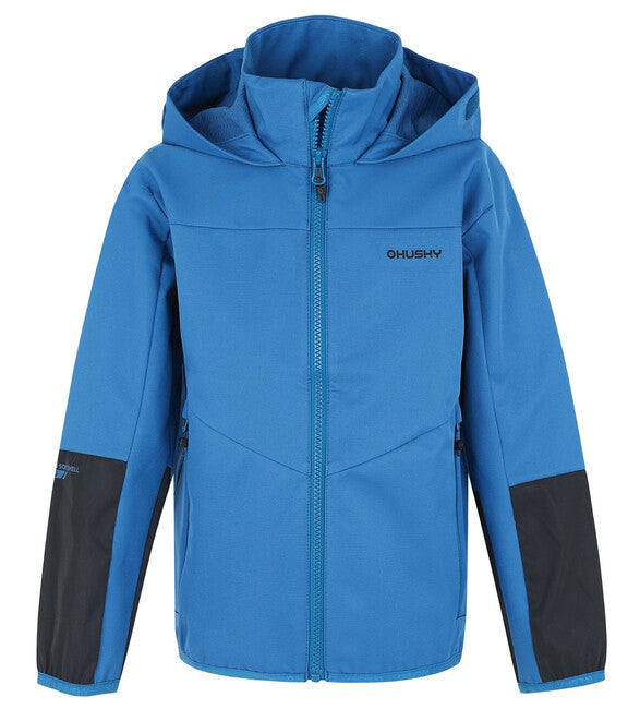 HUSKY Sonny K kids' softshell jacket, blue