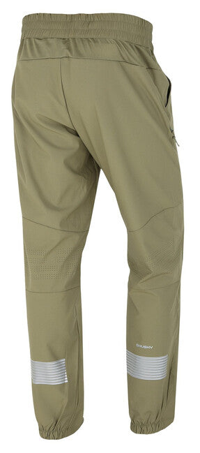 HUSKY Speedy Long hlače za na prostem moške, temno khaki