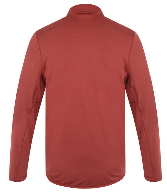 HUSKY Tarp pulover moški na zadrgo, deep brick/orange, M