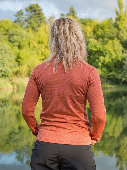 HUSKY Artic Zip women's zip sweatshirt, red