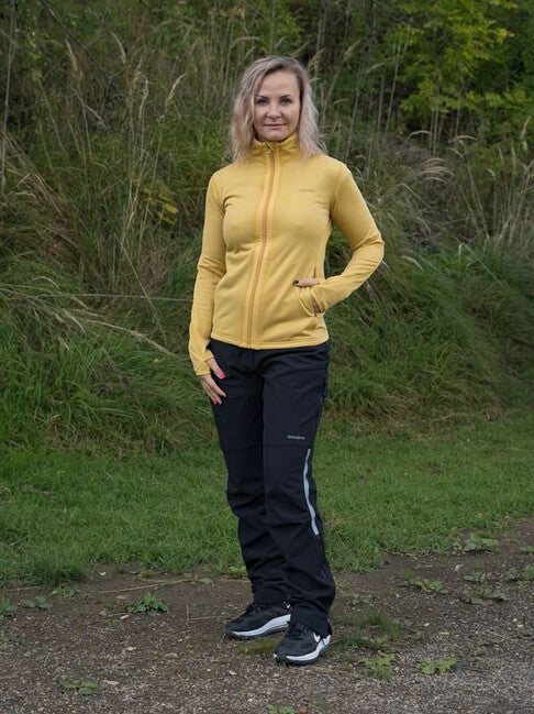HUSKY Artic Zip women's zip sweatshirt, yellow