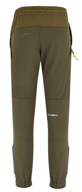 HUSKY Klassum K hlače otroške softshell, temno khaki