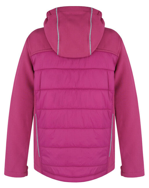 HUSKY Swany K polnjena jakna otroška softshell, temno magenata